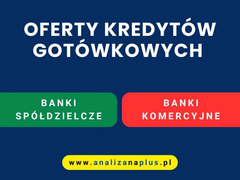 Porównaj w jednym miejscu - oferty kredytów gotówkowych banków z twojej okolicy