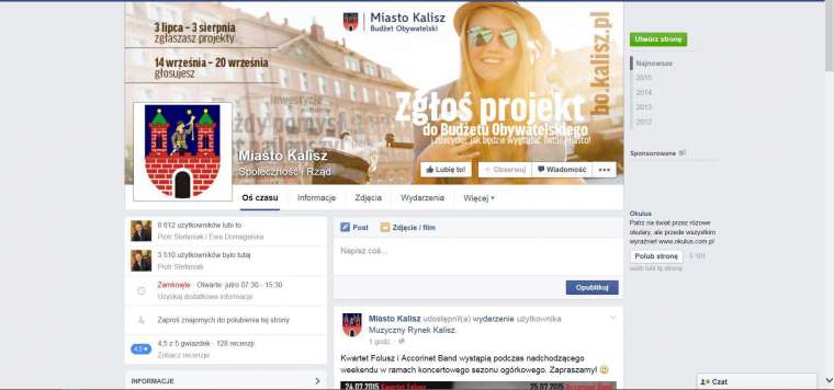 fot. Miasto Kalisz, zrzut ekranu facebook.com