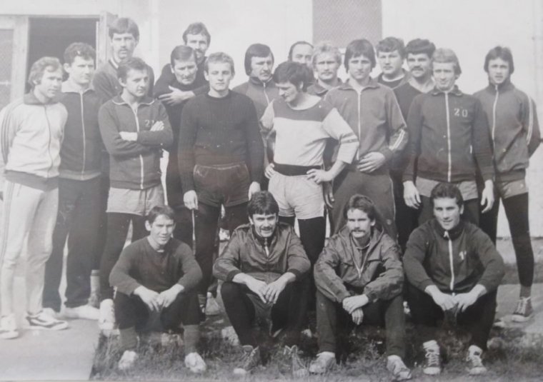 Zawodnicy I ligowej drużyny- Cetniewo rok 1978