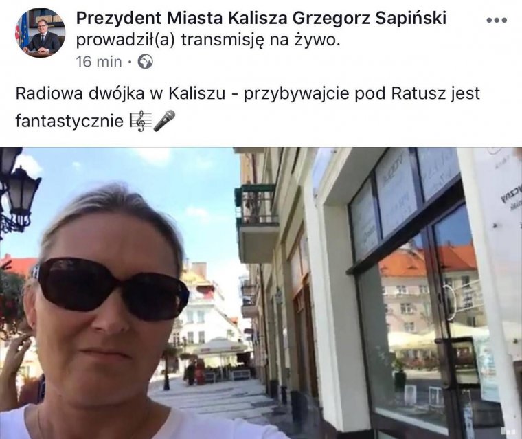 źródło: fb/Prezydent Miasta Kalisza Grzegorz Sapiński