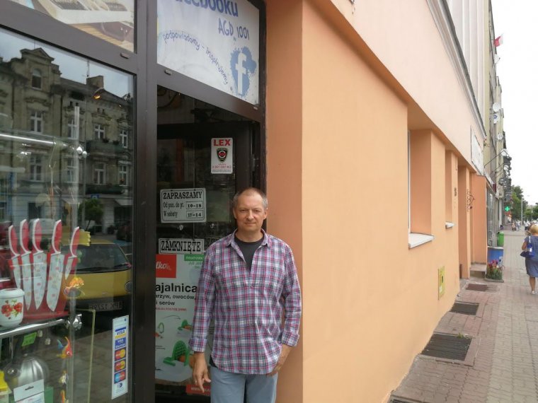 Artur Wasilewski - właściciel sklepu AGD 1001 - ul. Górnośląska 23