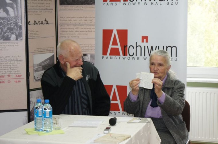 Od lewej: Edward Grzeliński, Mirosława Mencel