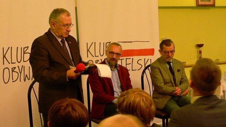 Od lewej: Witold Sitarz, Mateusz Kijowski, Cyprian Kościelniak