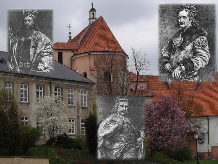 Od lewej: Kazimierz Wielki, Władysław Łokietek, Władysław Jagiełło